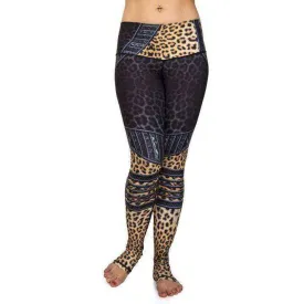3D Print Killmonger High Waist Fitness Workout Leggings