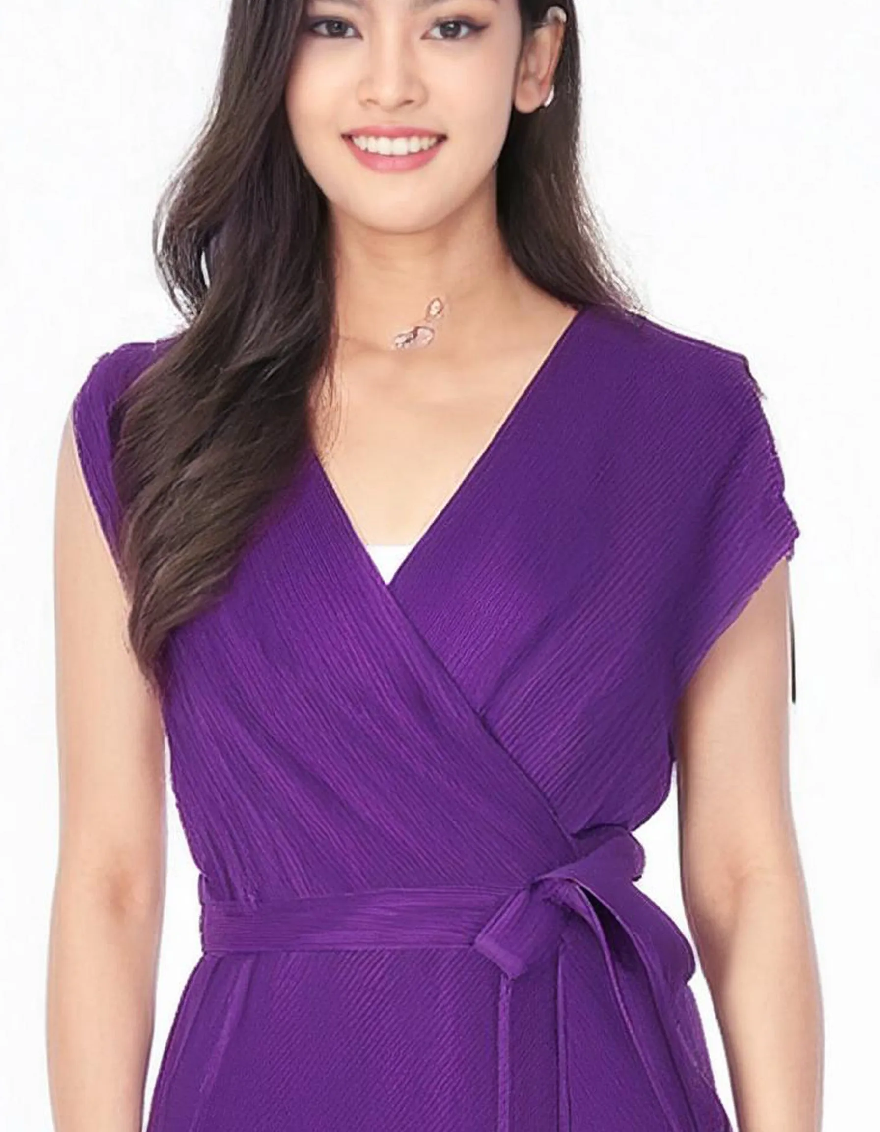 Amethyst Dream Wrap Dress