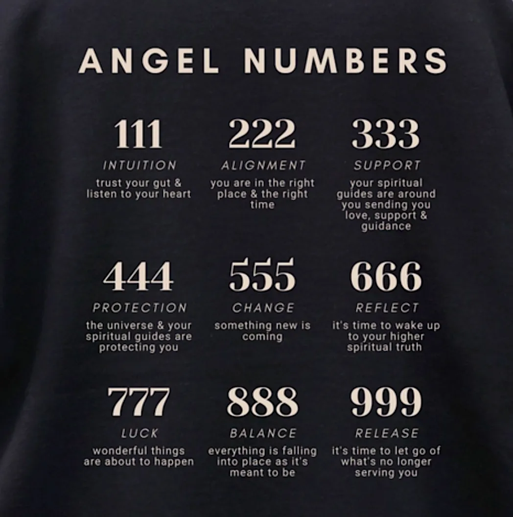 angel numbers tee
