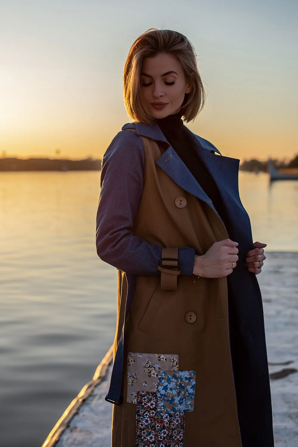 Blue Moon classic trench