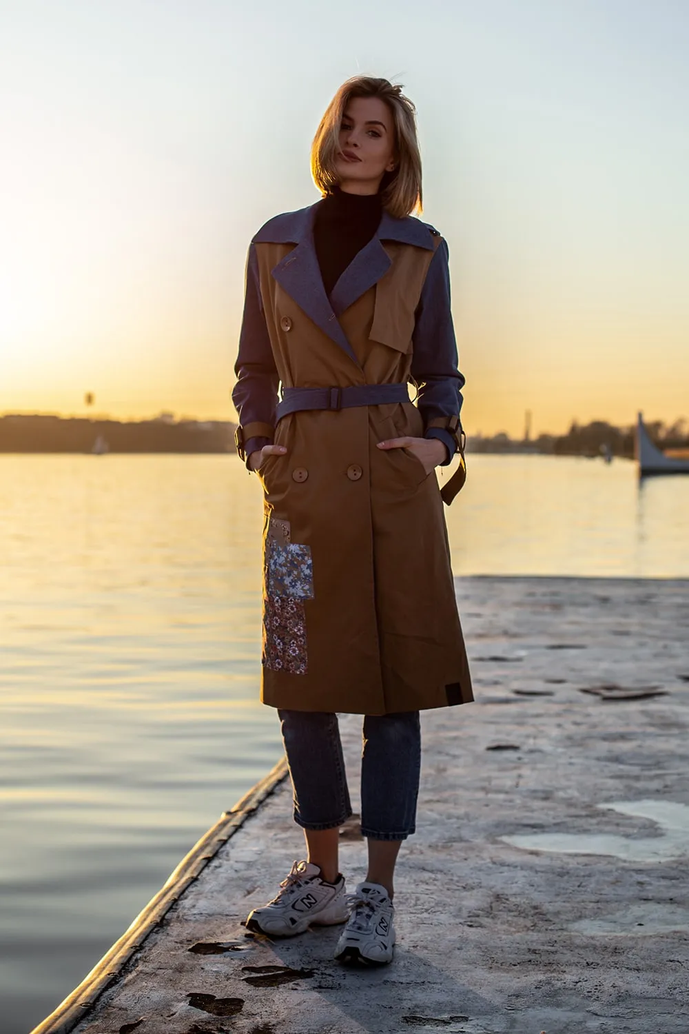 Blue Moon classic trench