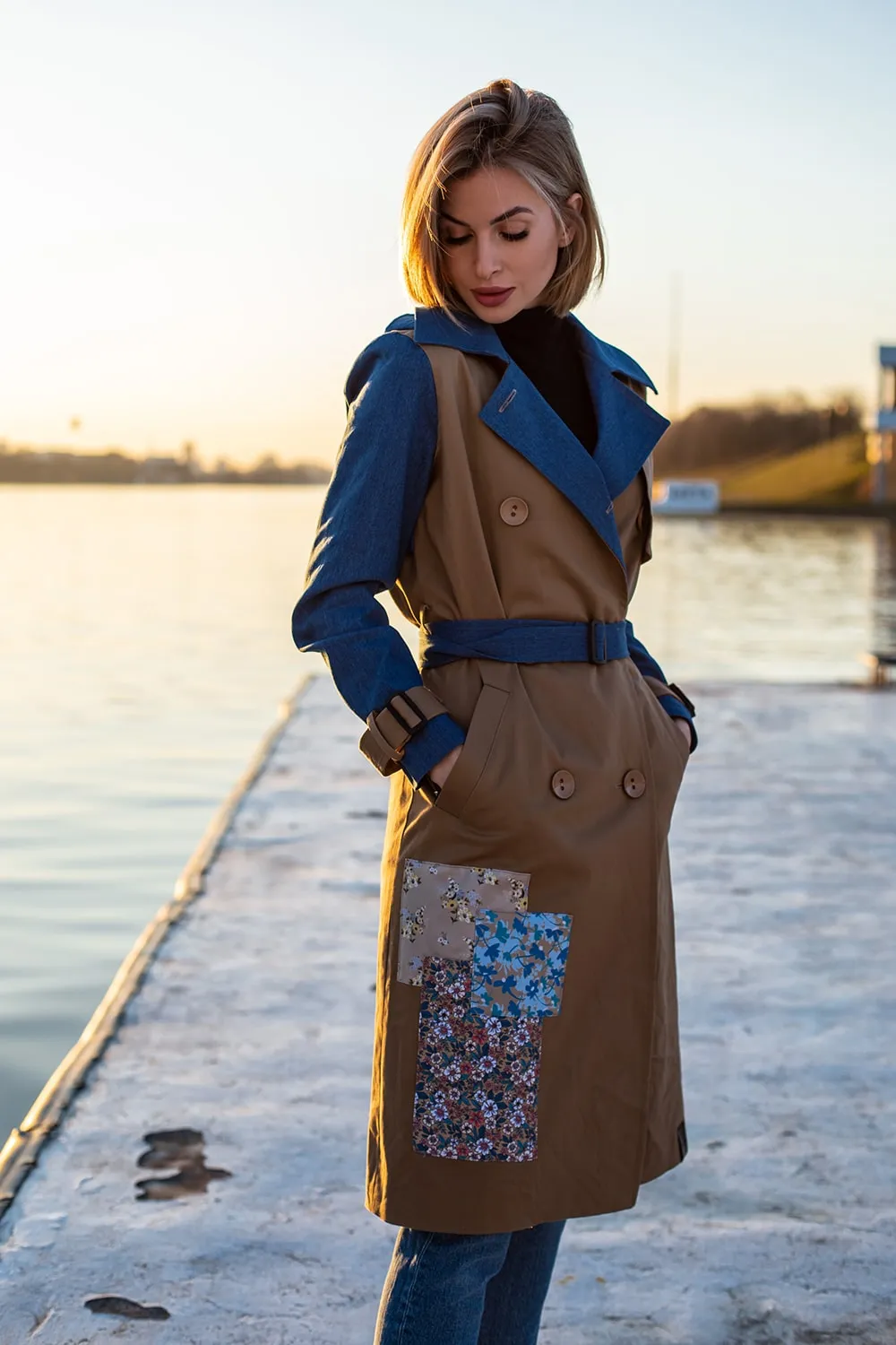 Blue Moon classic trench