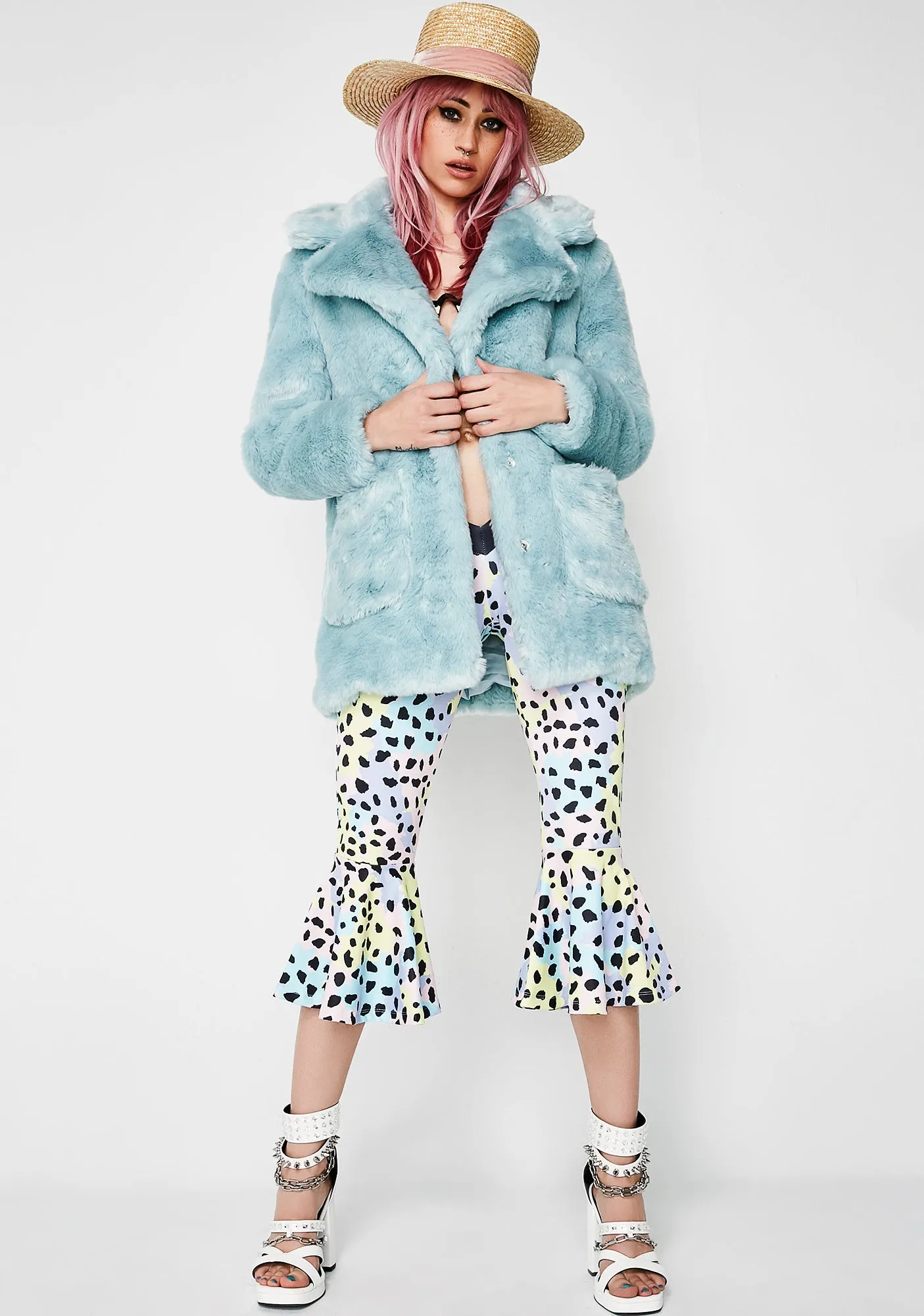 Candy Craving Faux Fur Coat