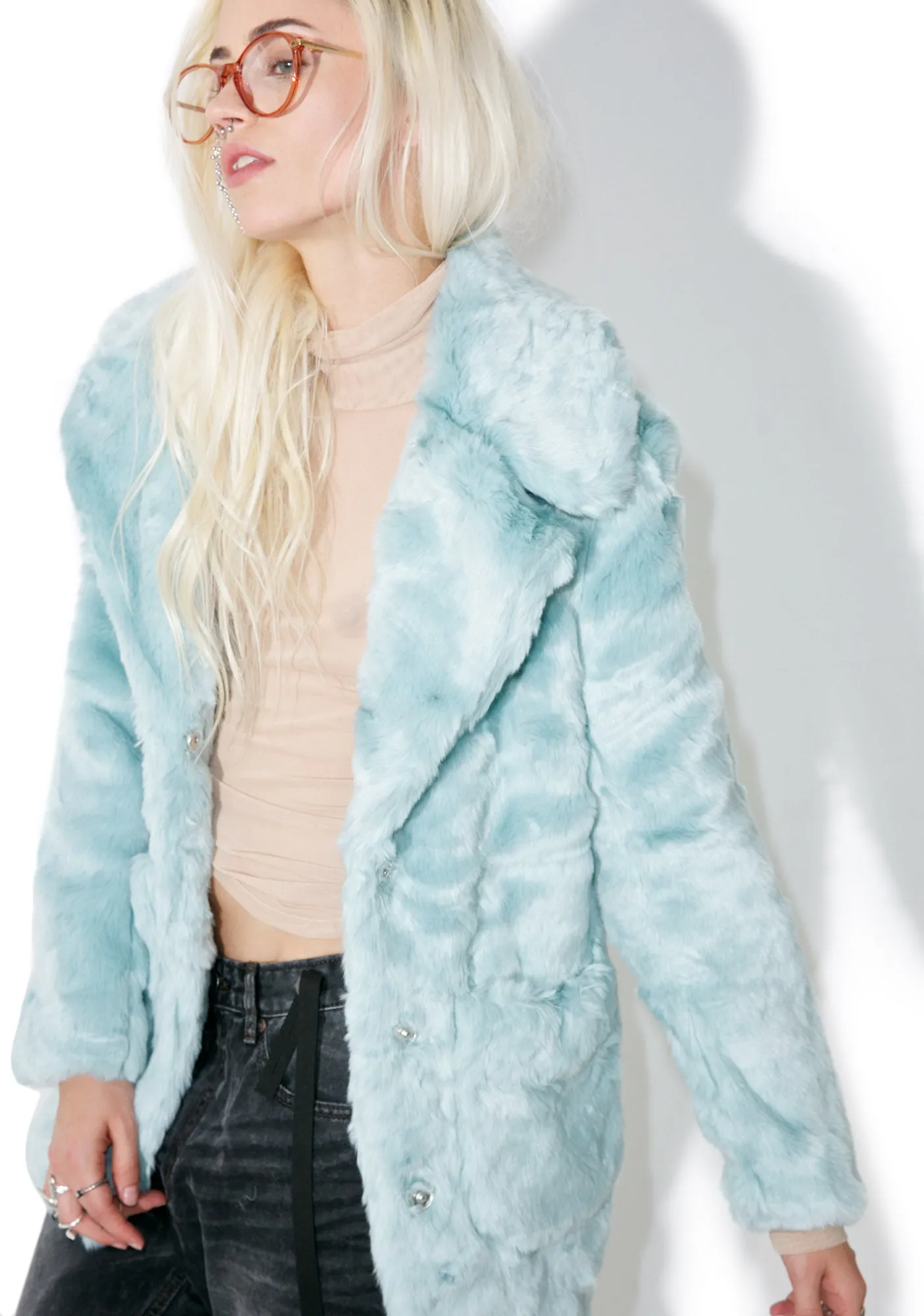 Candy Craving Faux Fur Coat