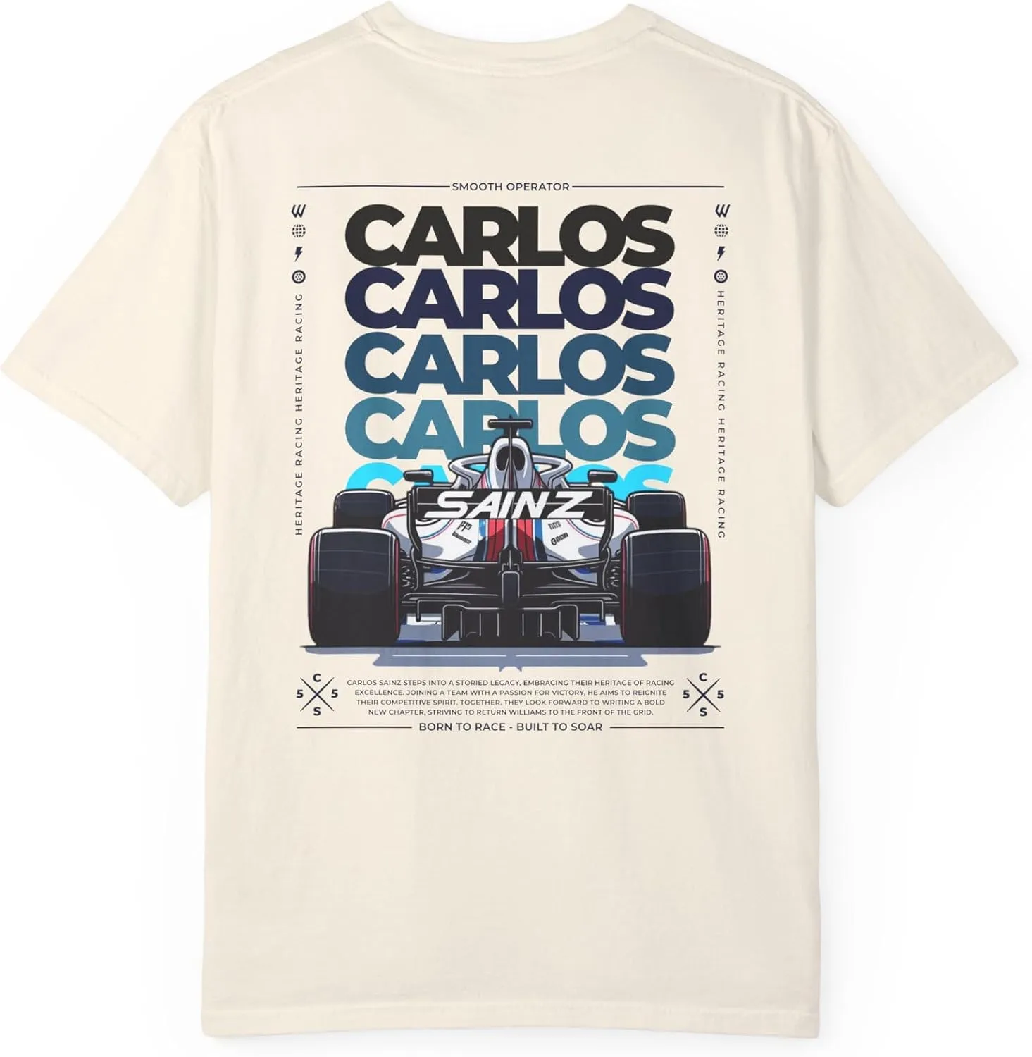 Carlos Sainz Next Chapter Unisex T-Shirt  Bold Graphic Design | Racing Tribute Tee | Comfortable Fan Apparel