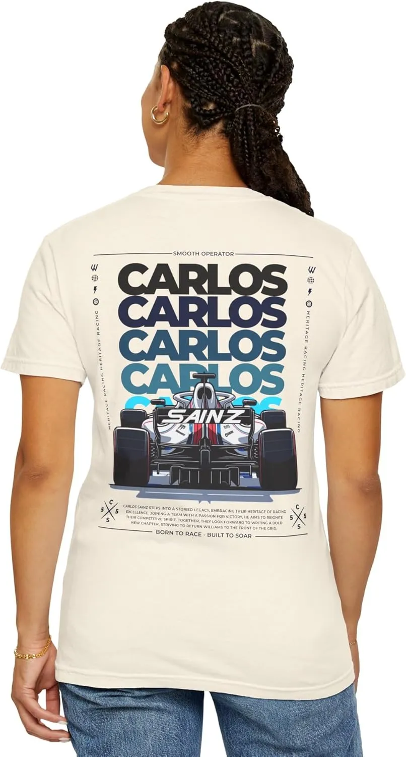 Carlos Sainz Next Chapter Unisex T-Shirt  Bold Graphic Design | Racing Tribute Tee | Comfortable Fan Apparel