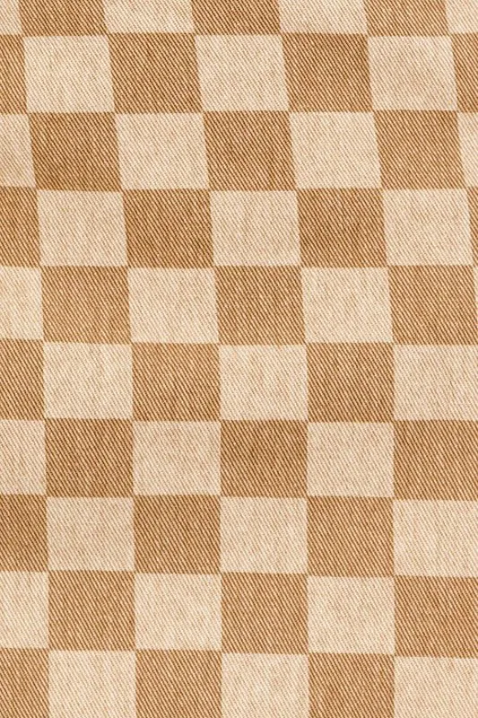 Checker Mini Skirt