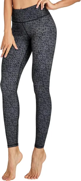 COOLOMG Women Yoga Leggings Running Tights Low Rise Leggings Workout Gym with Hidden Pockets