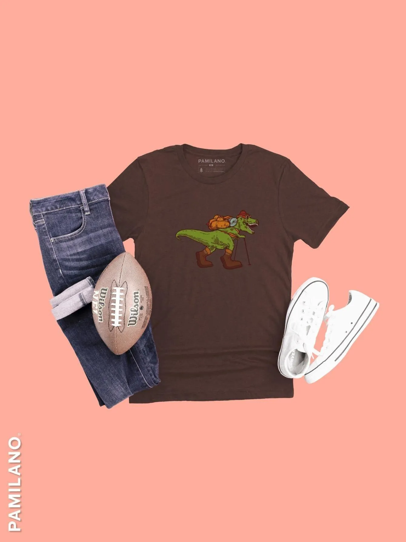 Dino Tracking - Kids Unisex Printed Tee