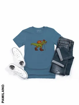 Dino Tracking - Kids Unisex Printed Tee