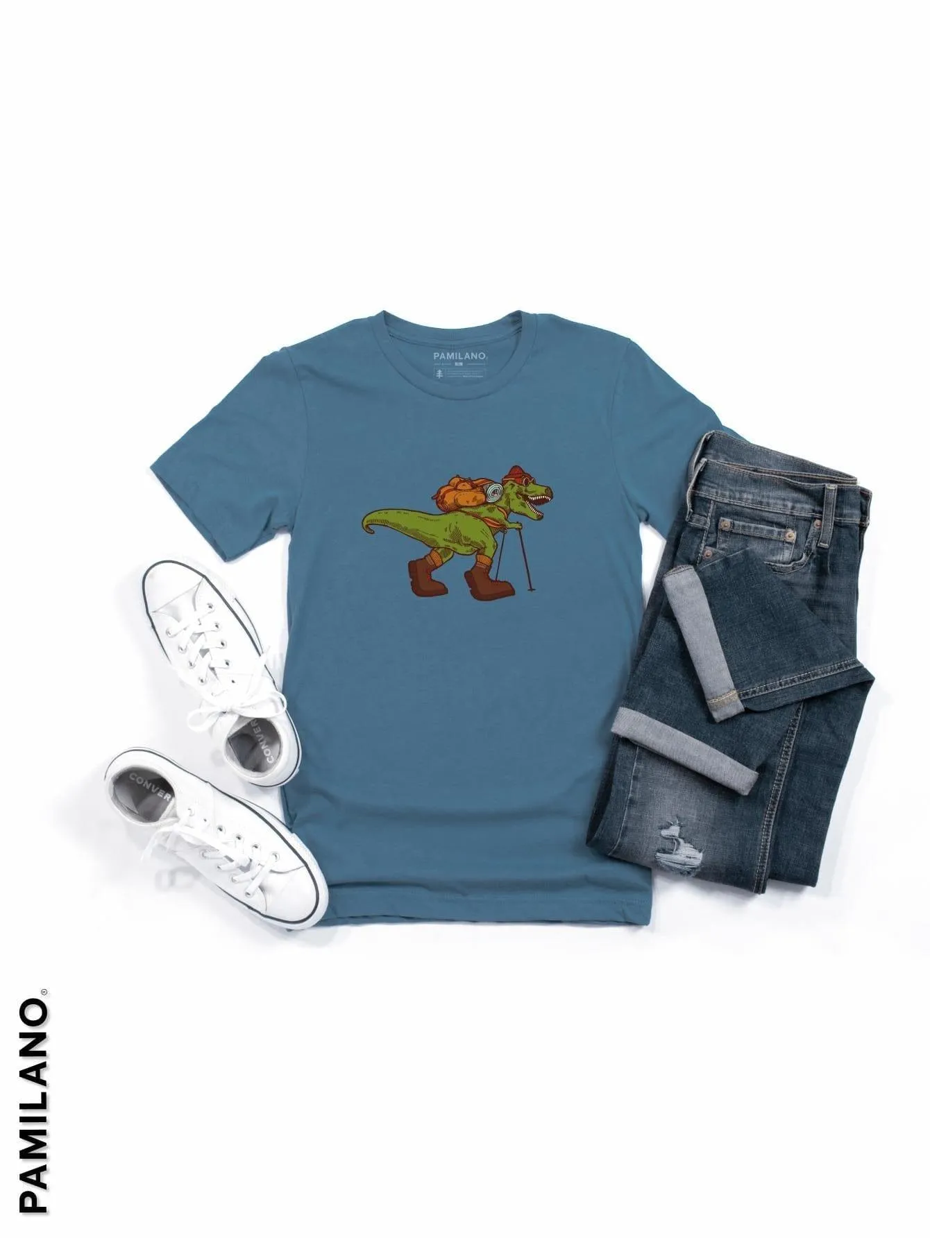 Dino Tracking - Kids Unisex Printed Tee