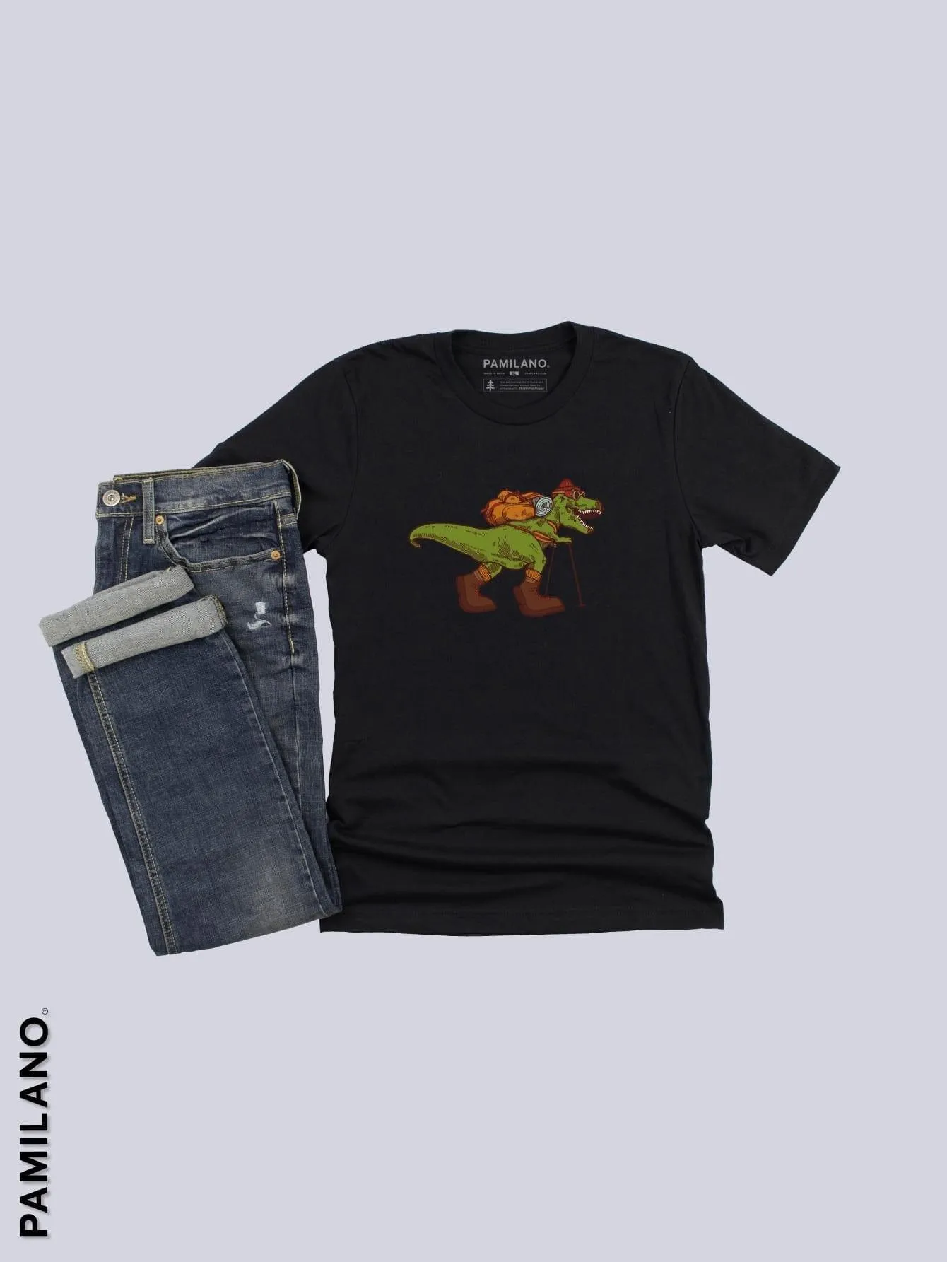 Dino Tracking - Kids Unisex Printed Tee