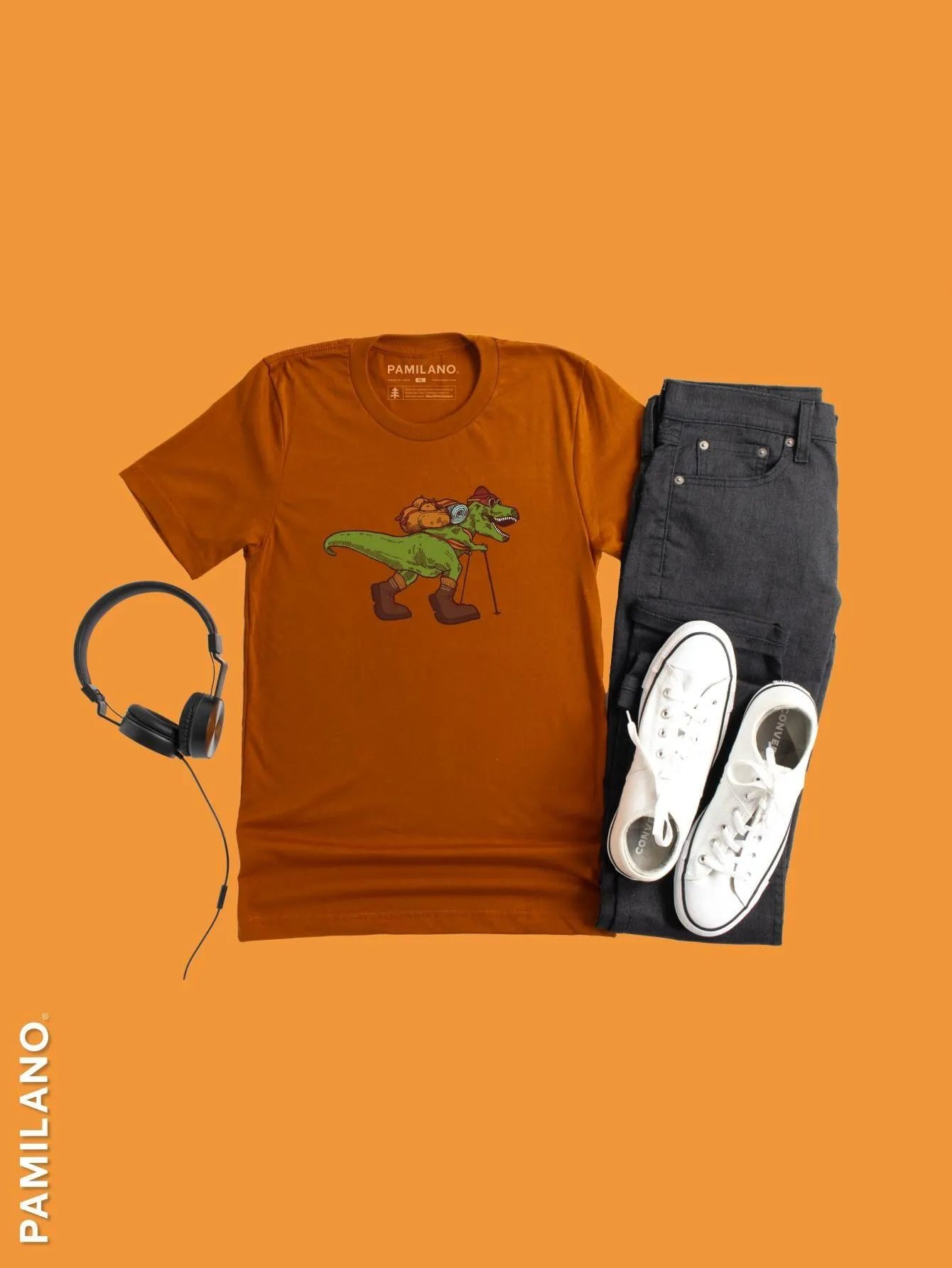 Dino Tracking - Kids Unisex Printed Tee