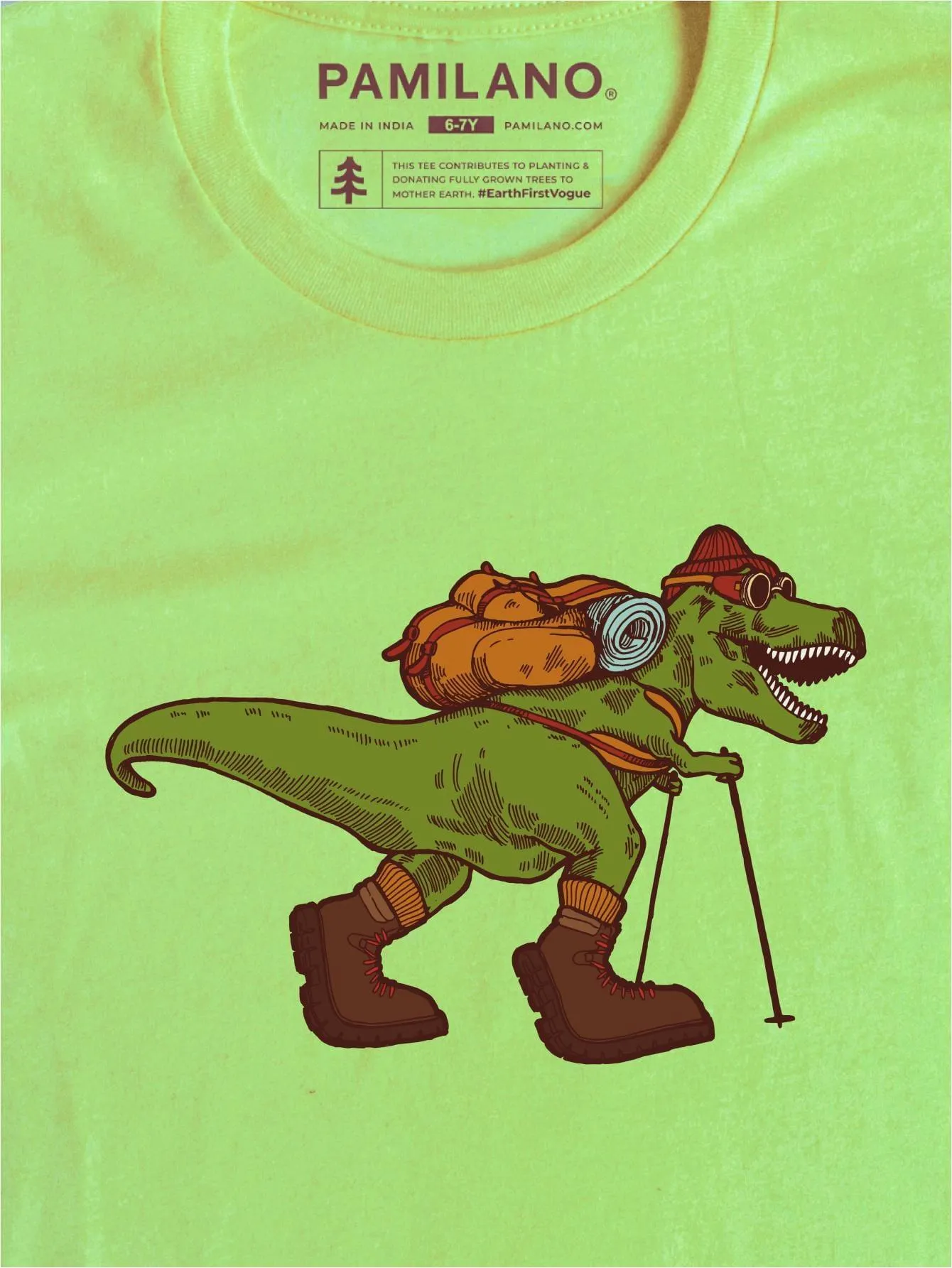 Dino Tracking - Kids Unisex Printed Tee
