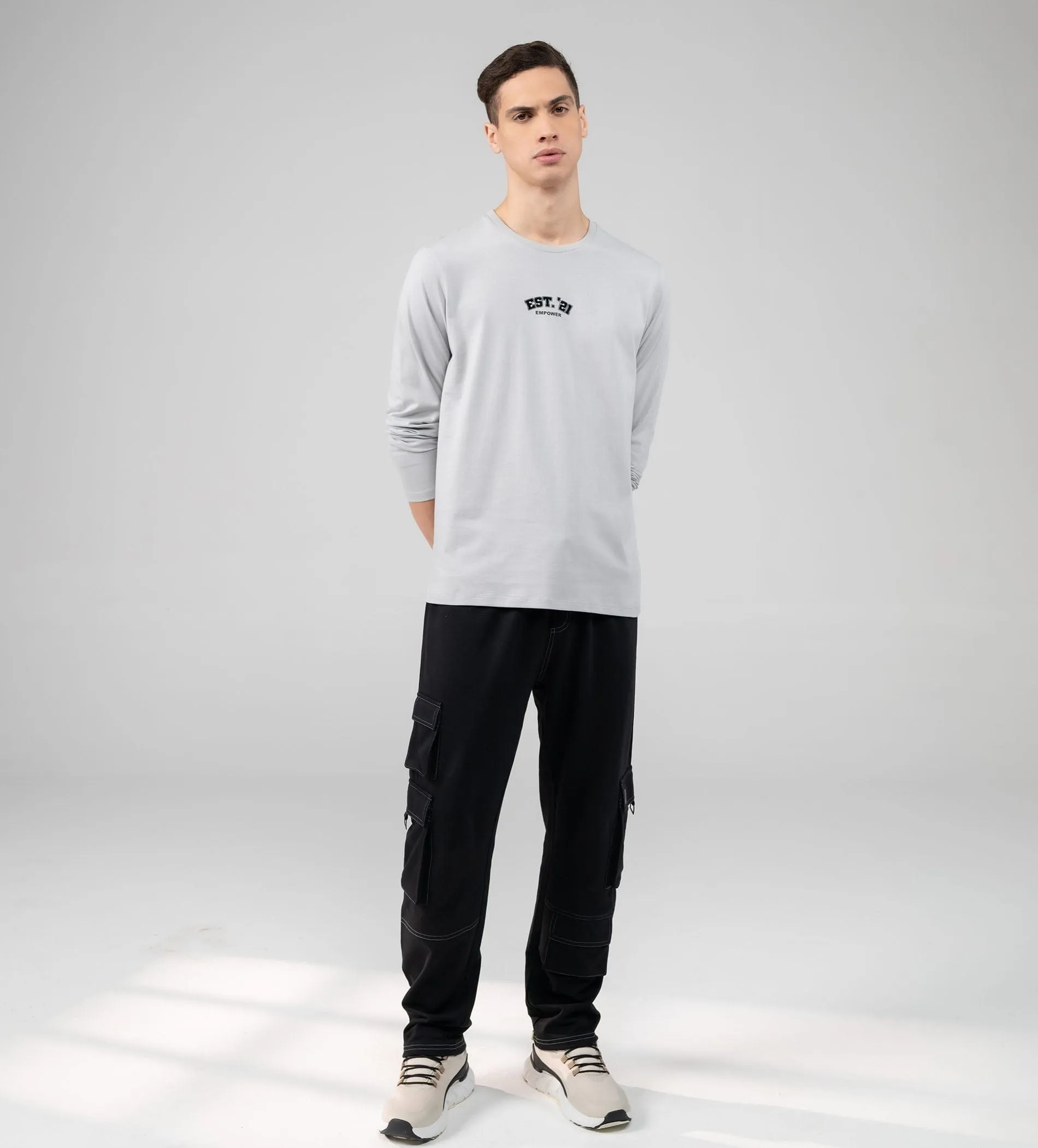Edrio Black Shadow Shift Cargo Trackpants