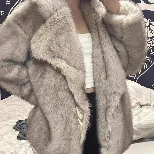 Elena Luxe Faux Fur Coat