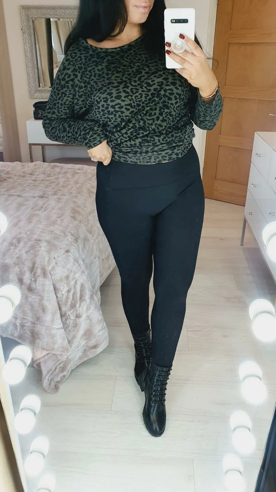 Felix Black Super Stretch Scuba High Waist Leggings