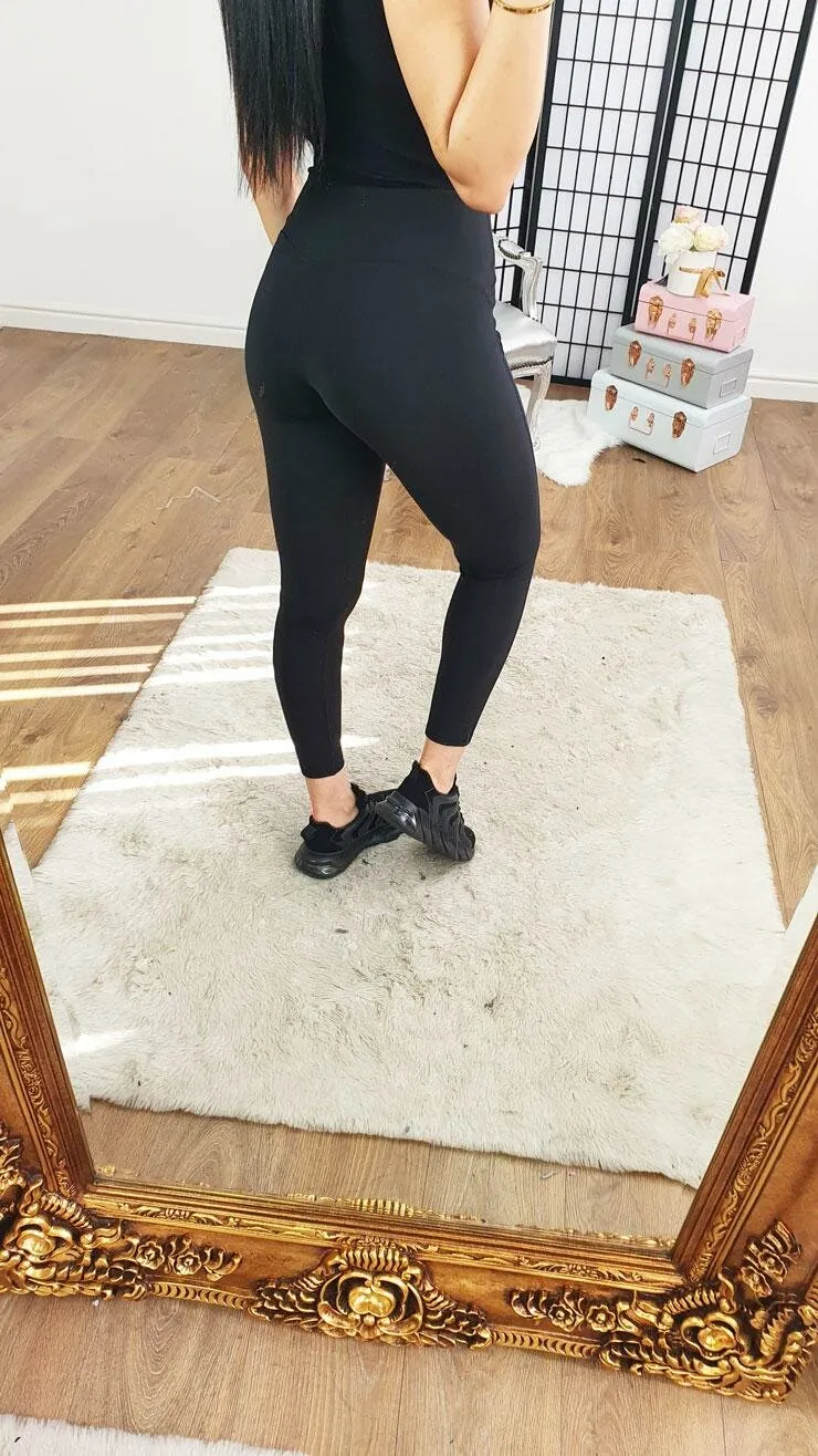 Felix Black Super Stretch Scuba High Waist Leggings