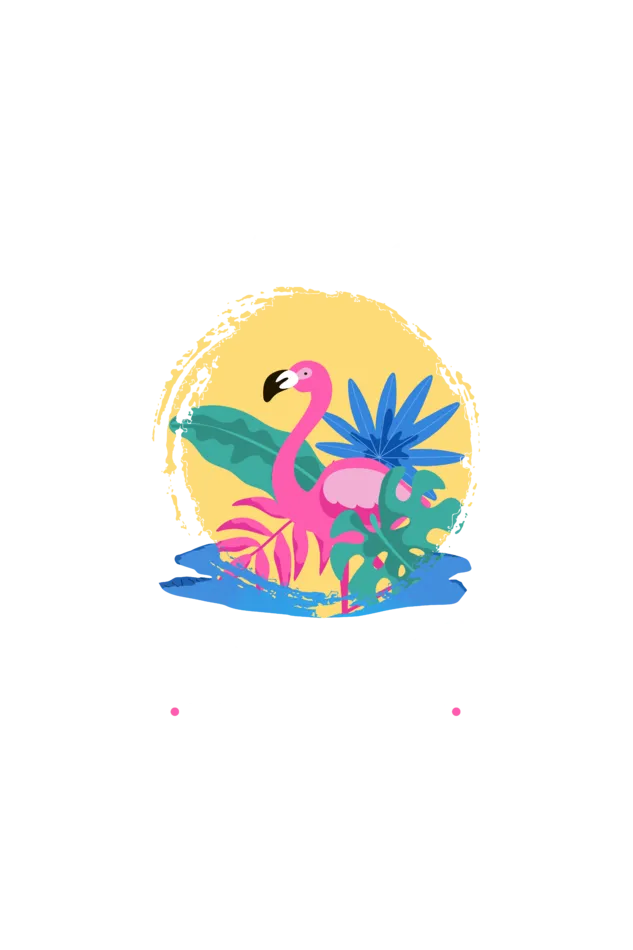 Flamingo Graphic Printed T-shirt Tee for Women