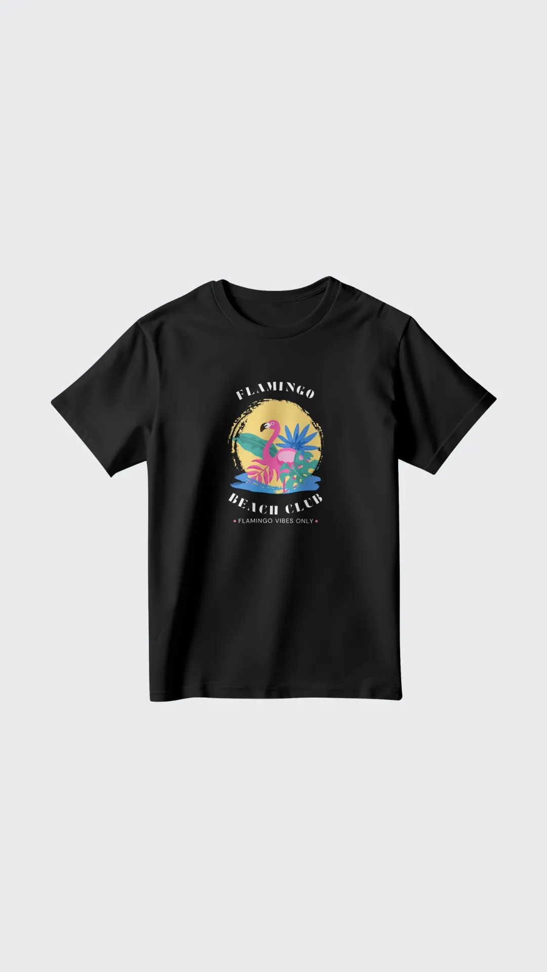 Flamingo Graphic Printed T-shirt Tee for Women