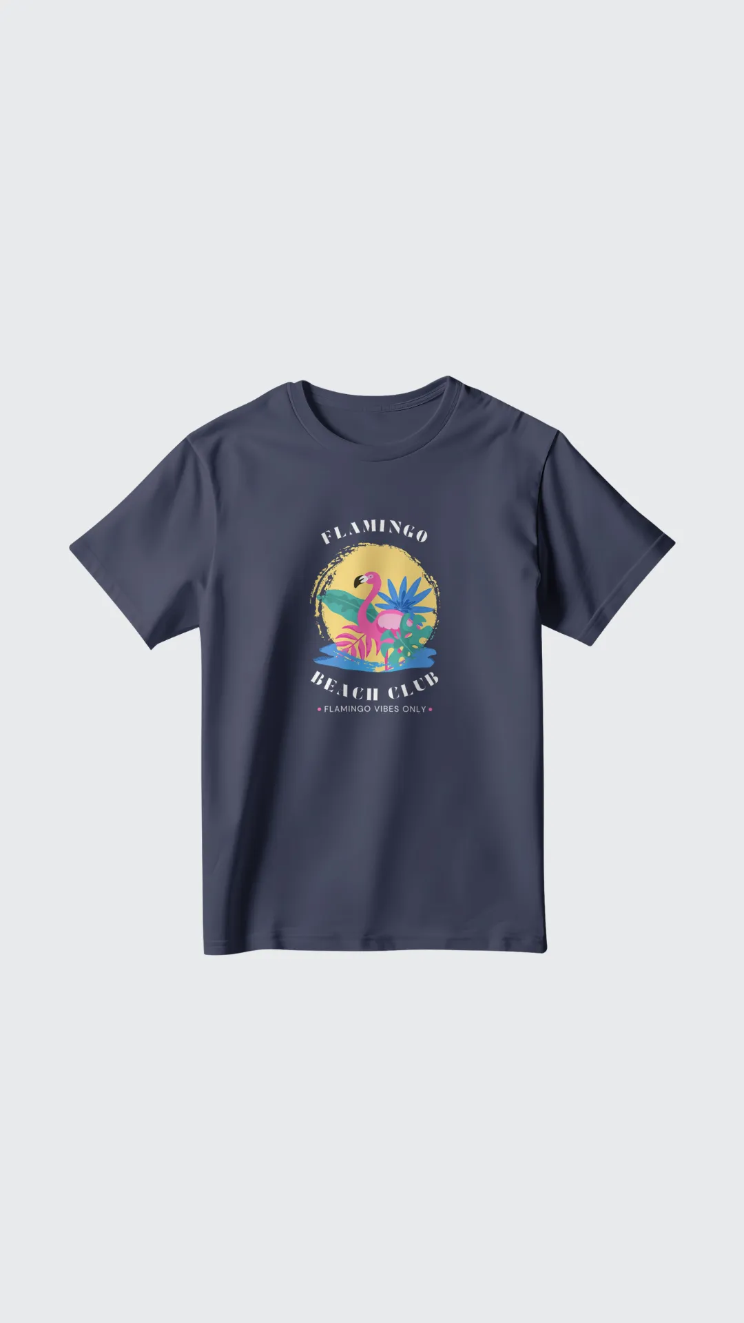 Flamingo Graphic Printed T-shirt Tee for Women