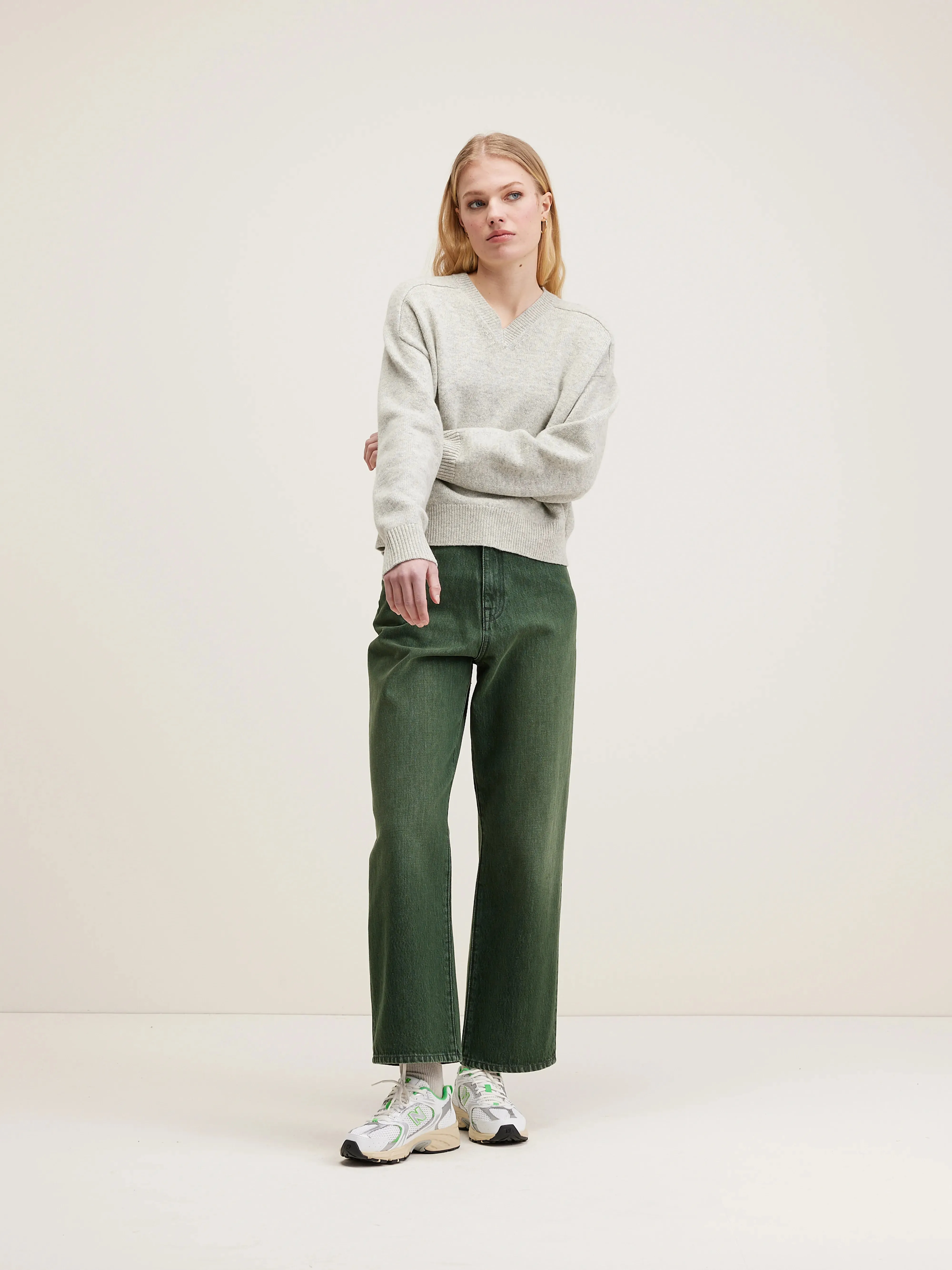 Gador boxy sweater (242 / W / OYSTER)