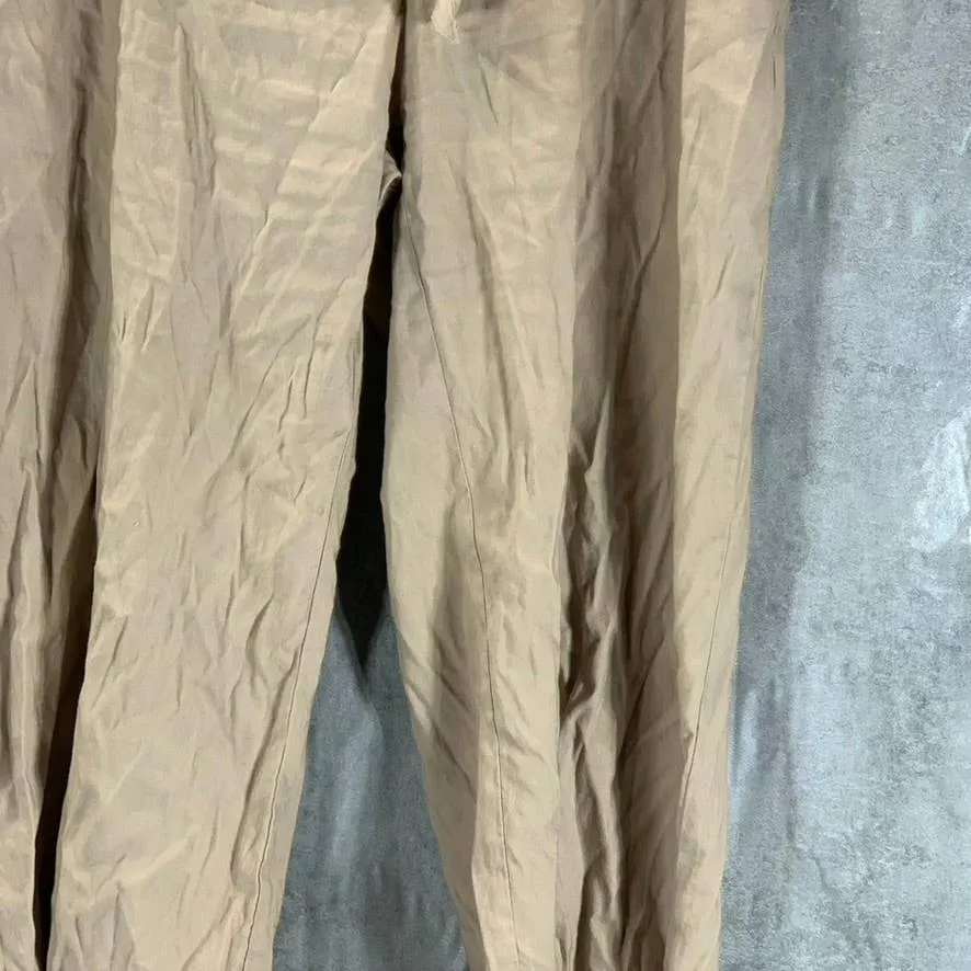 INC INTERNATIONAL Women's Toasted Twine Belted Frayed-Hem Culottes Pants SZ 4