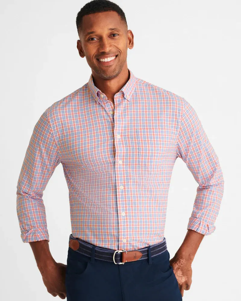 Johnnie-O Novak PREP-FORMANCE Button Up Shirt Confetti