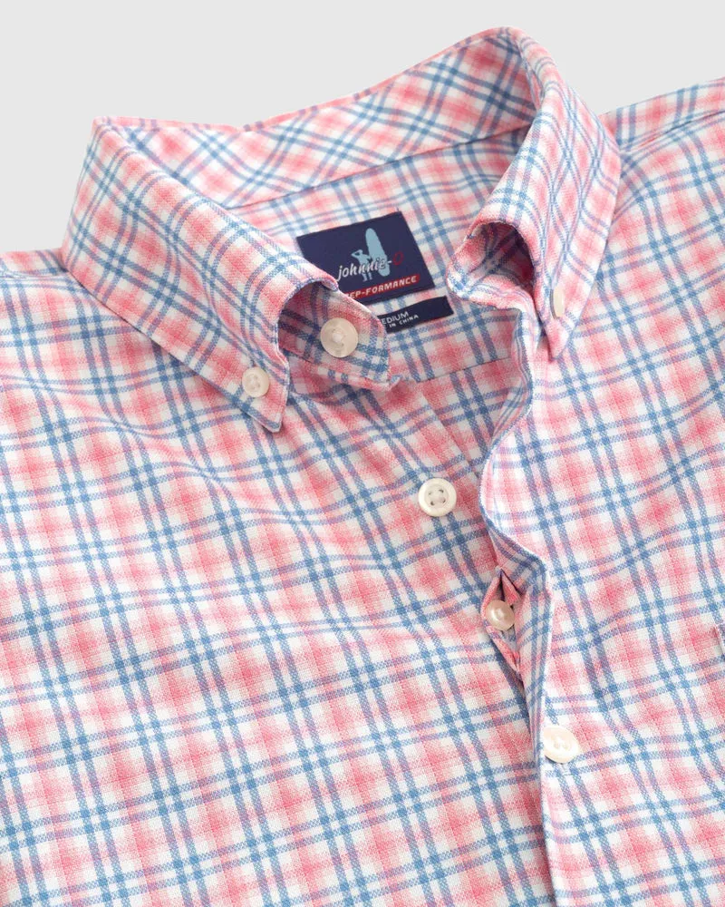 Johnnie-O Novak PREP-FORMANCE Button Up Shirt Confetti