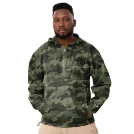Just FLO With It Embroidered Champion Jacket (Black)