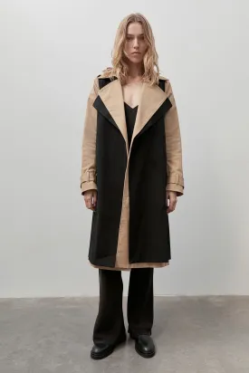 Layered Trench Coat