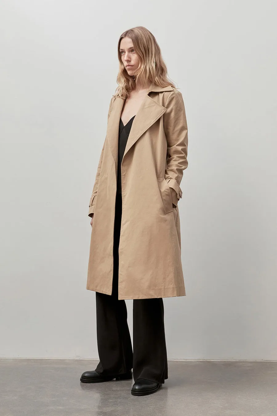 Layered Trench Coat