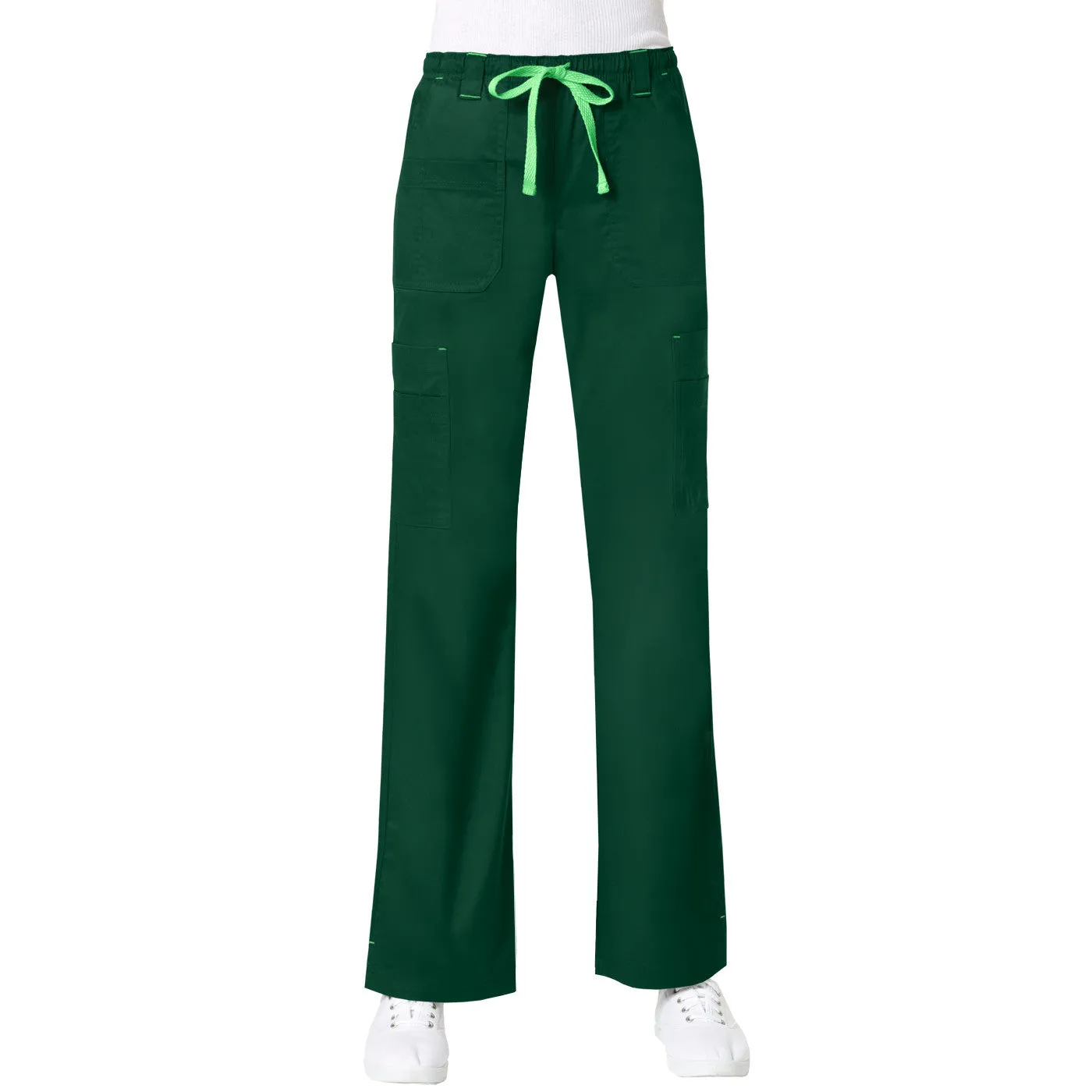Maevn Women's Blossom Multi Pocket Cargo Pant Style 9602 - Petite 28" Fit Sizes XS - 3XL