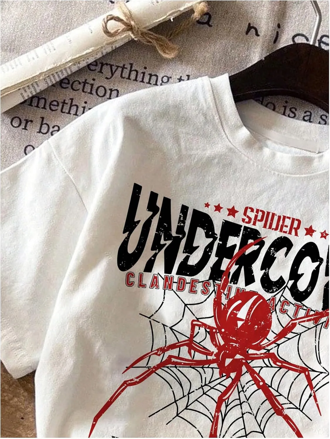 Men's Graphic Letter Tee Crewneck Short Sleeve Drop Shoulder Vintage Summer Casual T Shirts