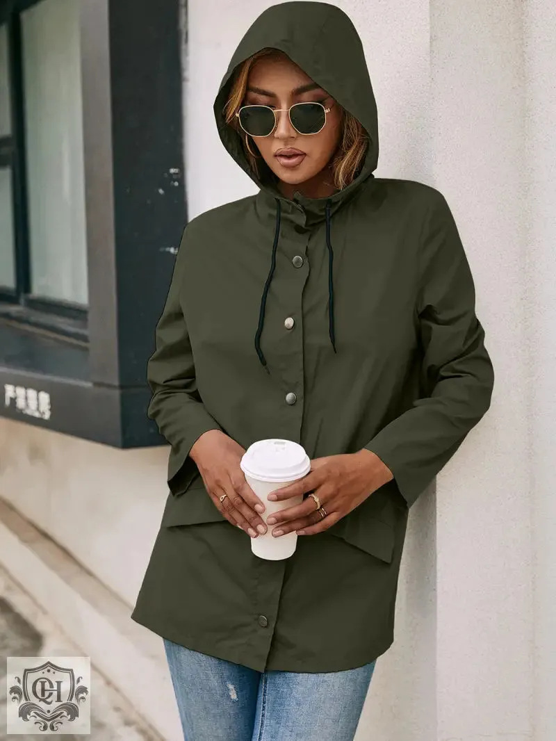 Mid Length Casual Trench Coat