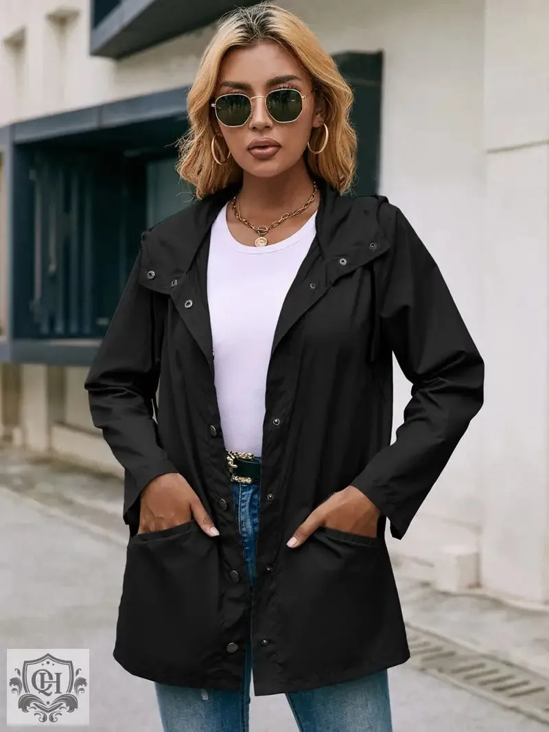 Mid Length Casual Trench Coat