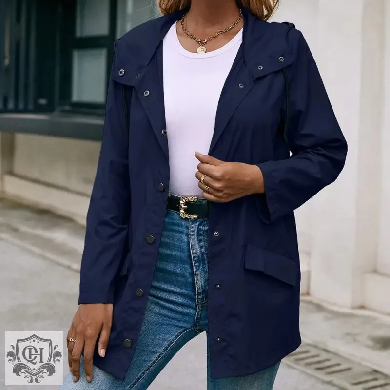 Mid Length Casual Trench Coat