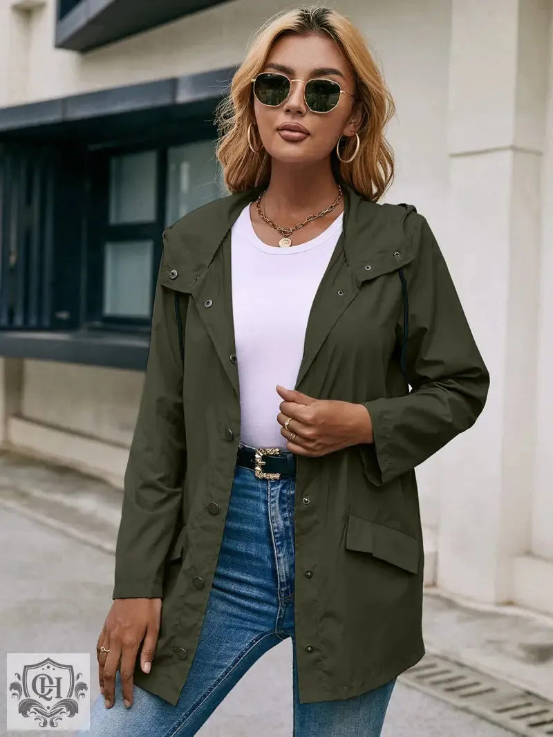 Mid Length Casual Trench Coat