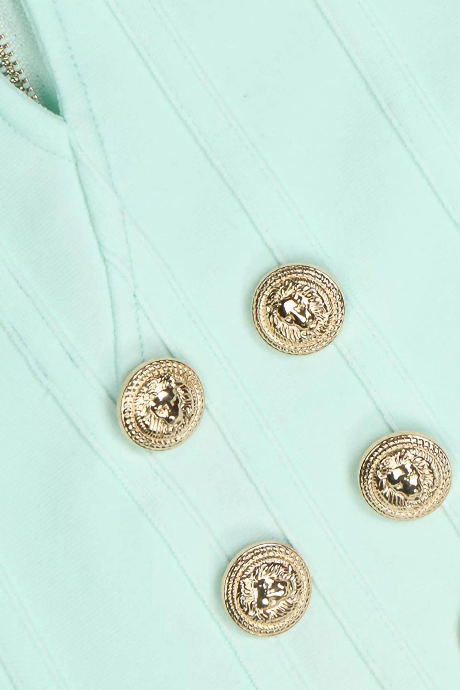 Mint Green Long Sleeve Skater Dress
