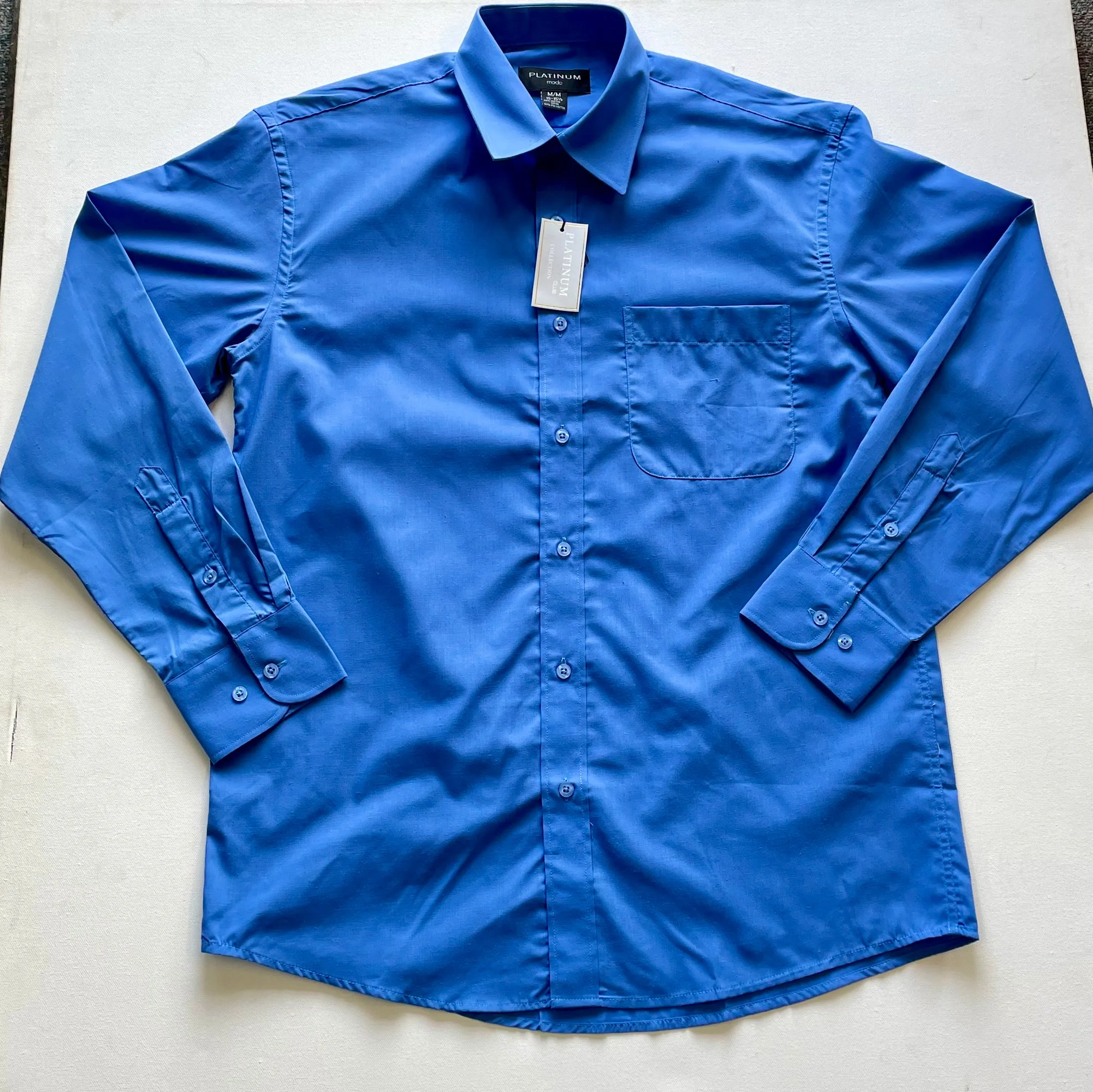PLATINUM Blue Dress Shirt