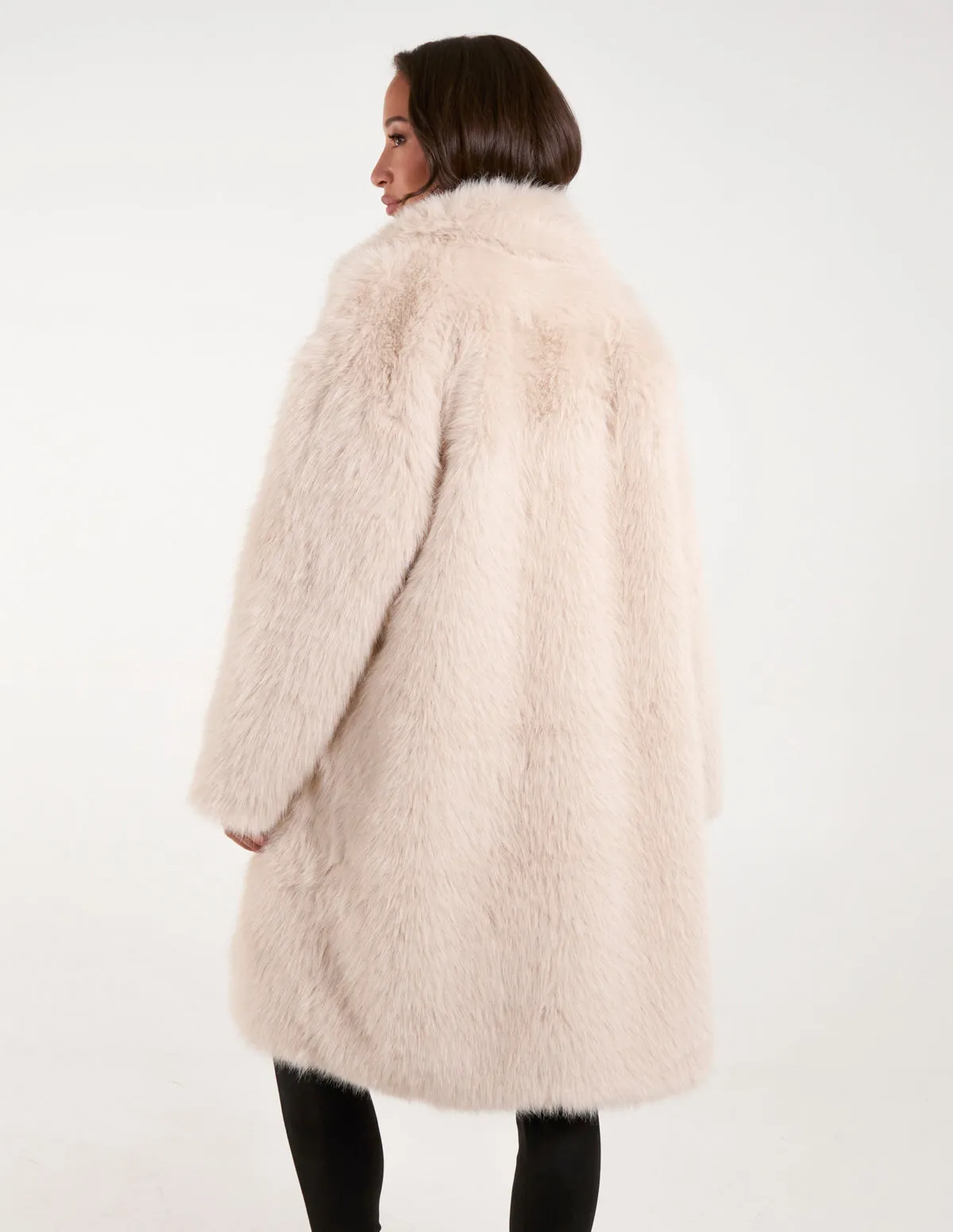 Plush Faux Fur Coat