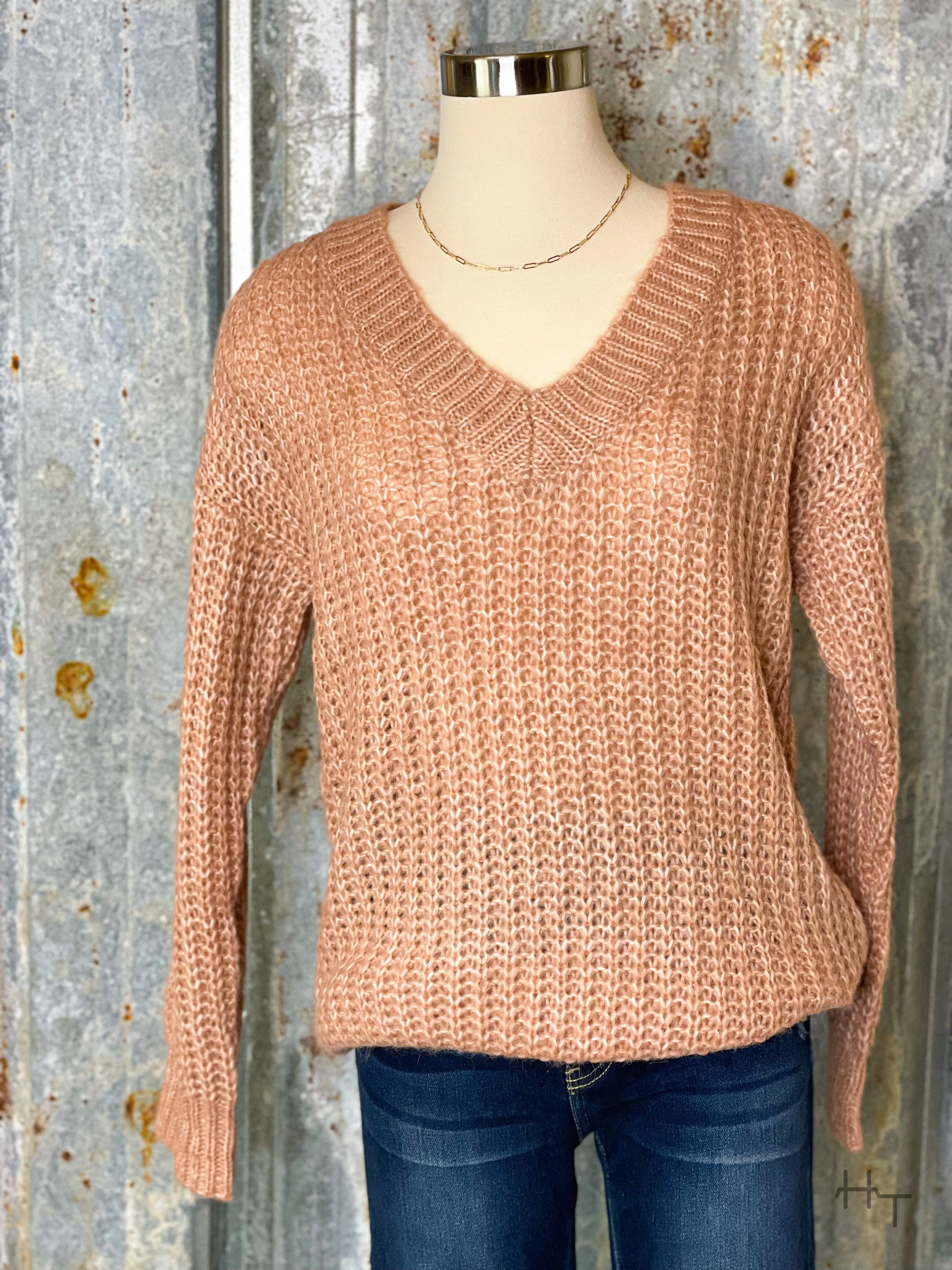 Rose Knit Sweater