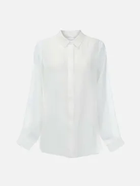 Sheer Button-Up Shirt