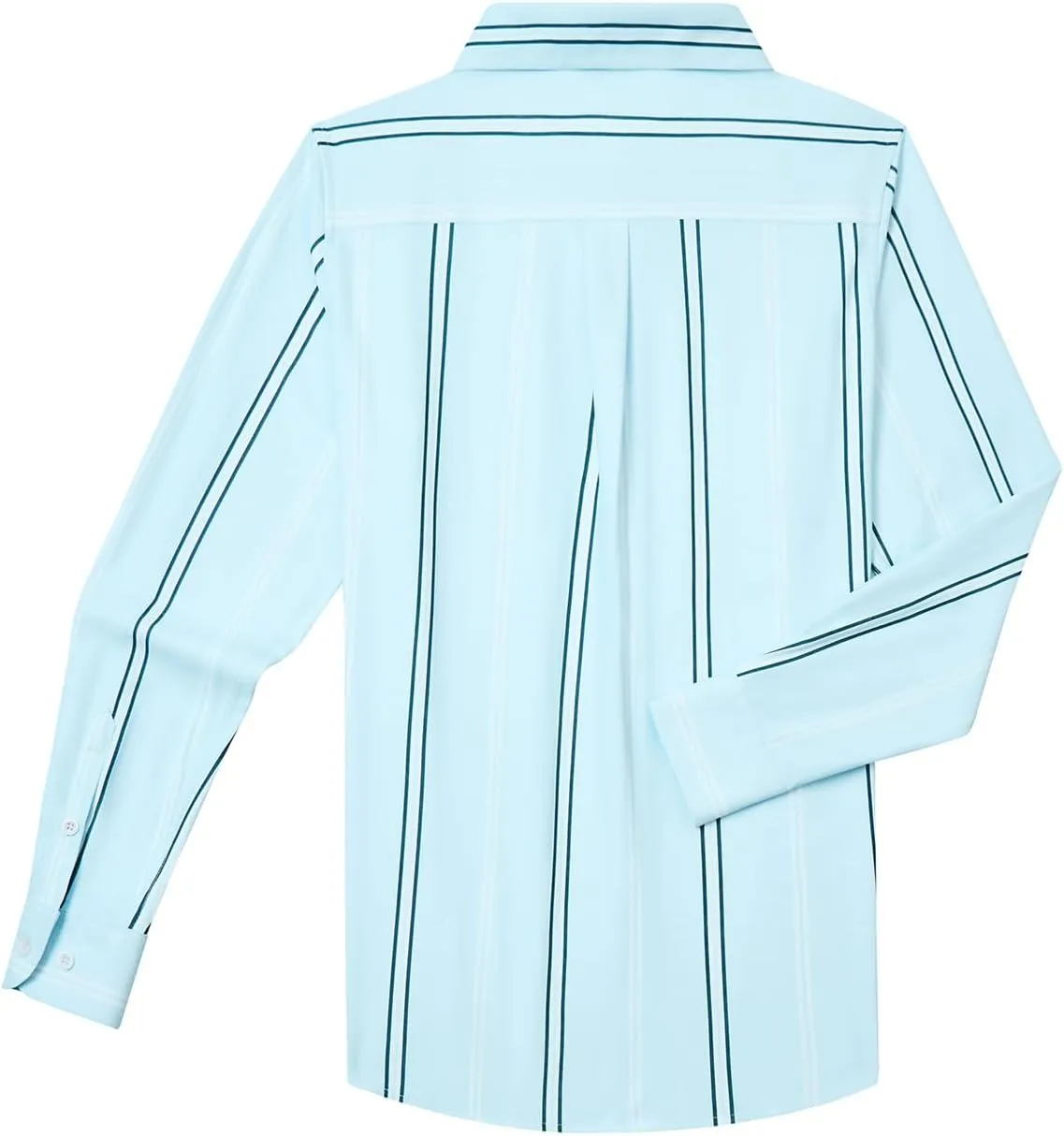 siliteelon Button Down Shirts for Women Striped Long Sleeve Dress Shirts Collared Office Work Blouses Button Up Tops