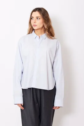 Sofie D'Hoore Brit Oversized Cropped Long Sleeve Shirt Woven