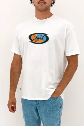 Split Oval Short Sleeve Tee White