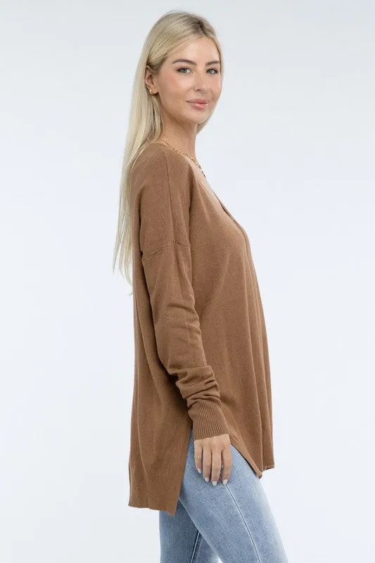 Stella High-Low Tunic Sweater
