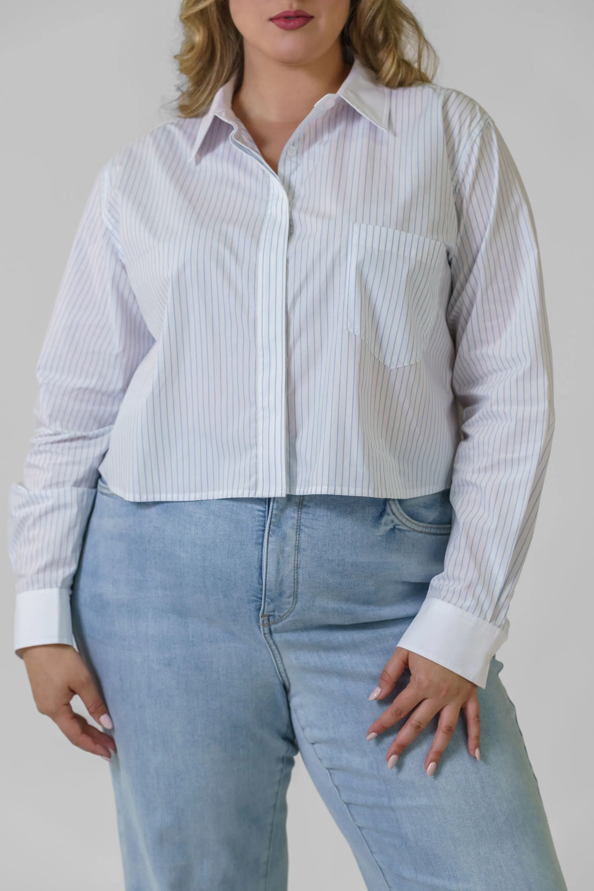 STRIPE UNIFORM SHIRT