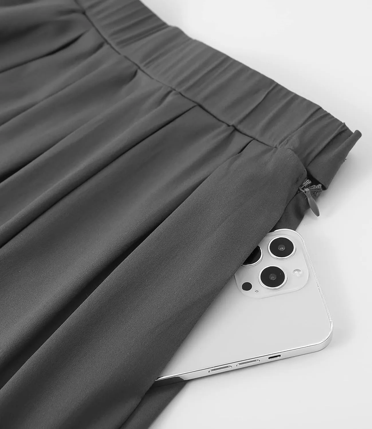 Taydey A-Line Pleated Vintage Skirts for Women
