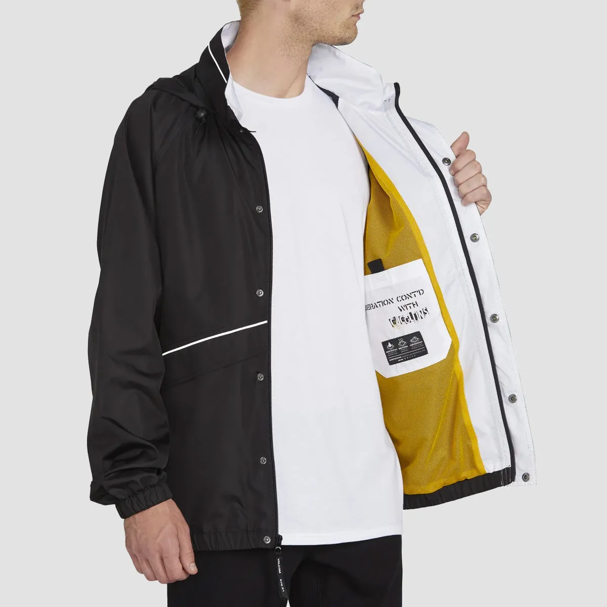 Volcom CJ Collins Windbreaker Jacket Black